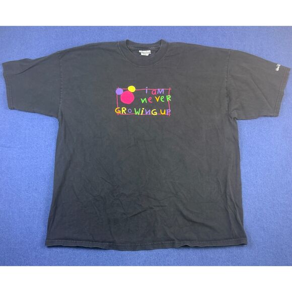 walt disney world Other - Walt Disney World XXL I Am Never Growing Up Mickey Graphic T Shirt Faded Black